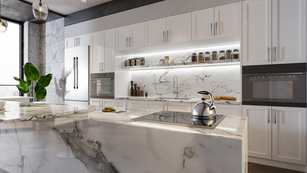 Quartz Kitchen Island