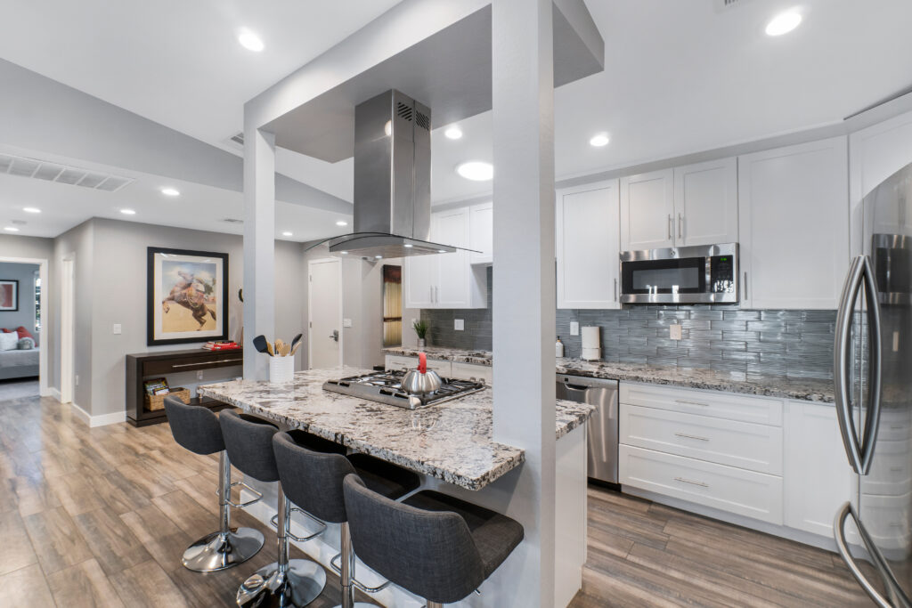 Granite countertop Kitchen island